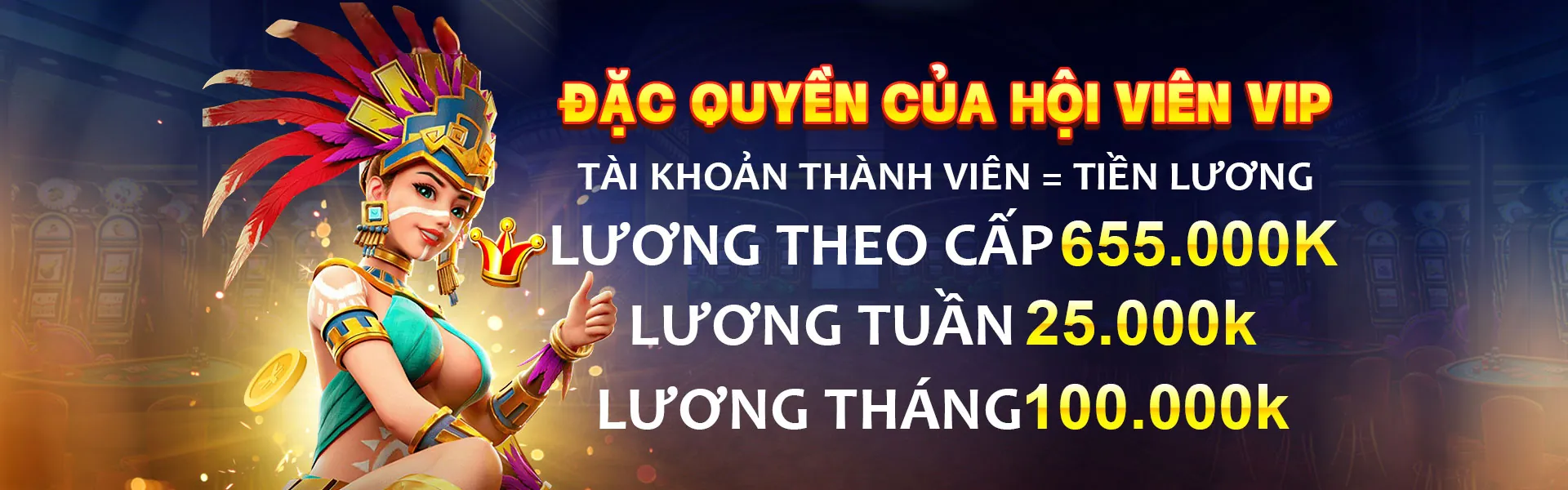 Hình ảnh chủ đề Chương trình VIP của 90ok trang chủ, thể hiện các ưu đãi độc quyền và đẳng cấp thành viên cao cấp